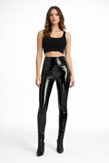 Shakira lak legging zwart